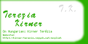terezia kirner business card